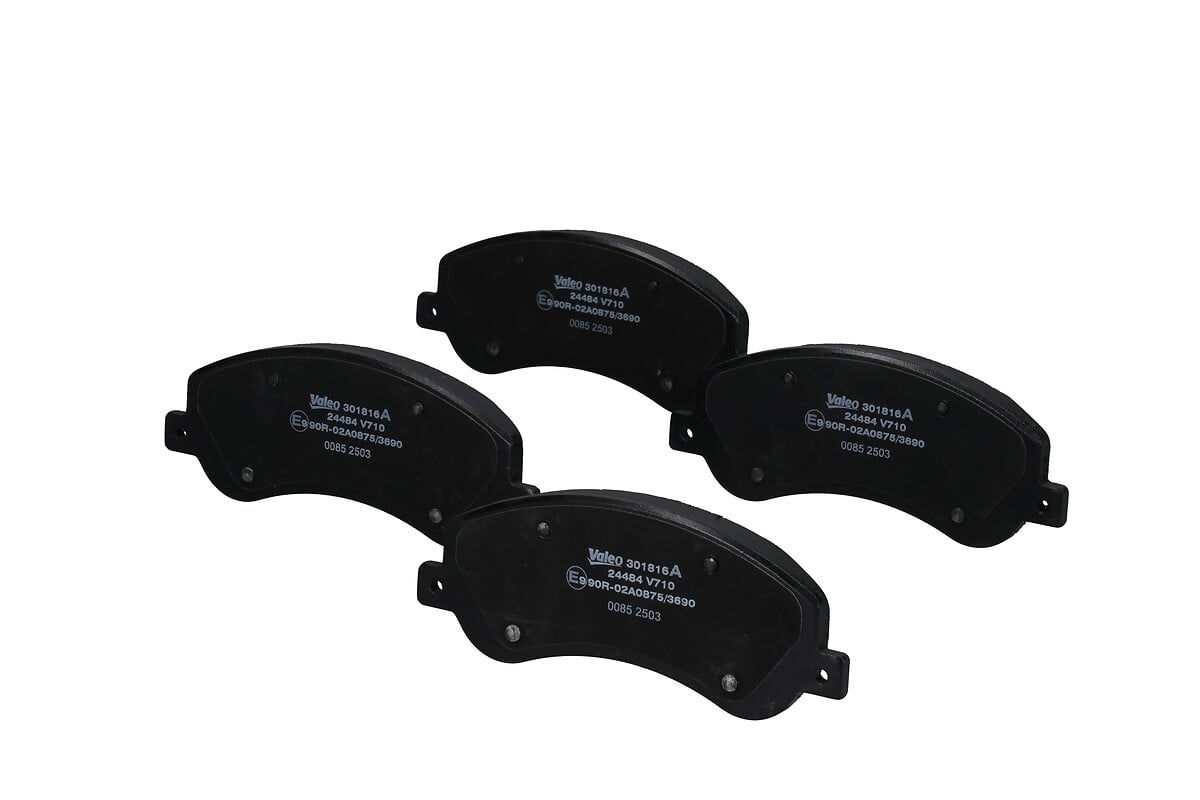 Jeu de 4 plaquettes de frein VALEO ref. 301816A